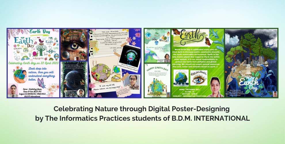 Celebrating Nature through Digital Poster Designing