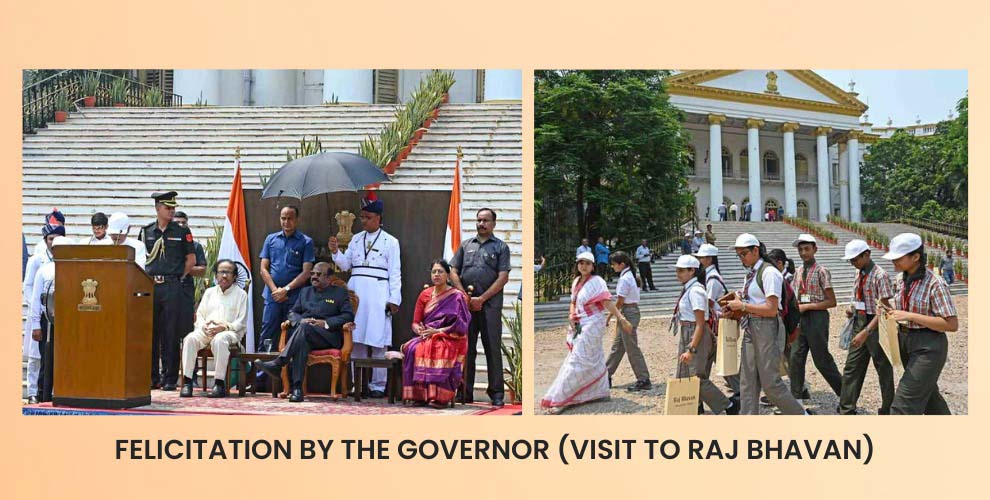 Felicitation by the Governor (Visit to Raj Bhavan)