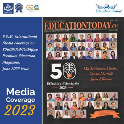 Media coverage on educationtoday pic two