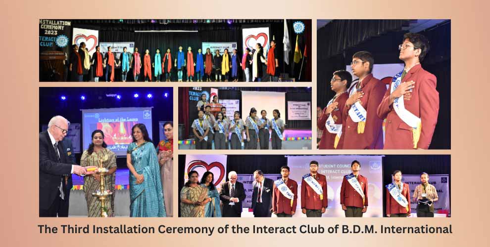 The Third Installation Ceremony of the Interact Club of B.D.M