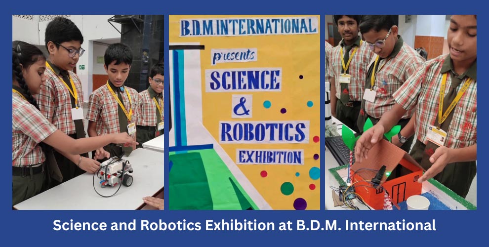 Science and Robotics exhibition at BDM International