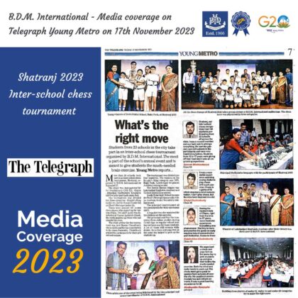 Media coverage on Telegraph Young Metro on 17th November 2023