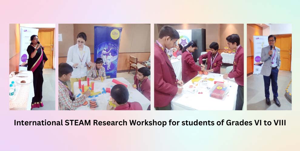 International STEAM Research Workshop for students of Grades VI to VIII 2023