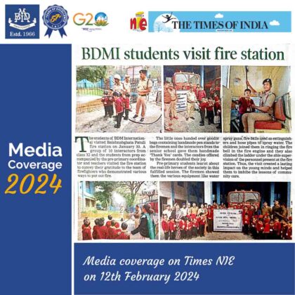 Media Coverage on Times NIE on 12th February 2024