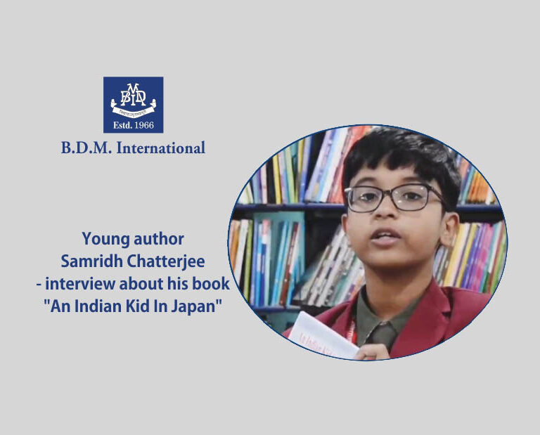 Young author Samridh Chatterjee