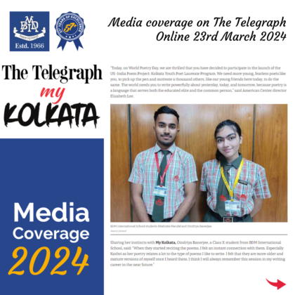 Media coverage on The Telegraph Online on 23rd March 2024 Pic Two