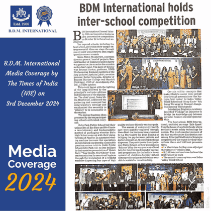 BDMI Media Coverage on The Times of India on 3rd December 2024 Ip (1) 11zon