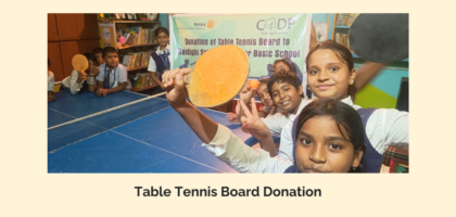 BDMI Table Tennis Board Donation Website Thumbnail template